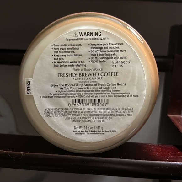 Bath & Body Works Freshly Brewed Coffee Candle - Picture 3 of 3
